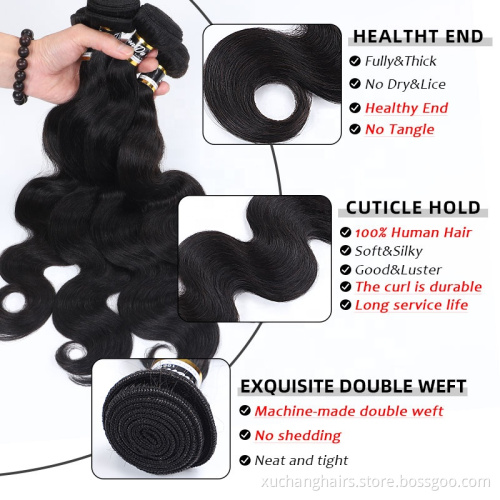 Wholesale Body Wave Brazilian 100% Human Hair Bundles Weave Bundles Brazilians Cuticle Aligned Raw Hair